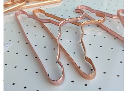 Плечики алюмінієві для пальто 41,5х1,2см (срібні)